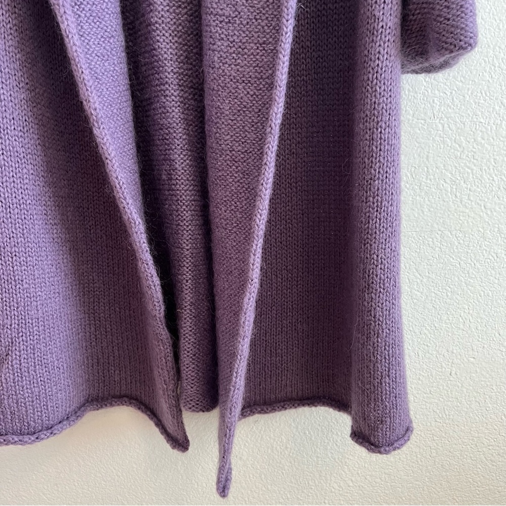 Soft Surroundings Purple Telluride Wool And Mohair Cardigan M - Picture 5 of 8